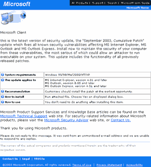 Faked Email