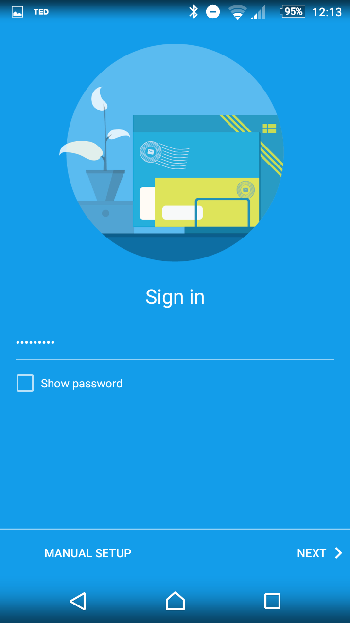 Infoarch Email Setup Android Phone